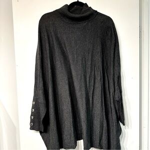 New York & Co - Dolman Sweater - Charcoal Gray - XL